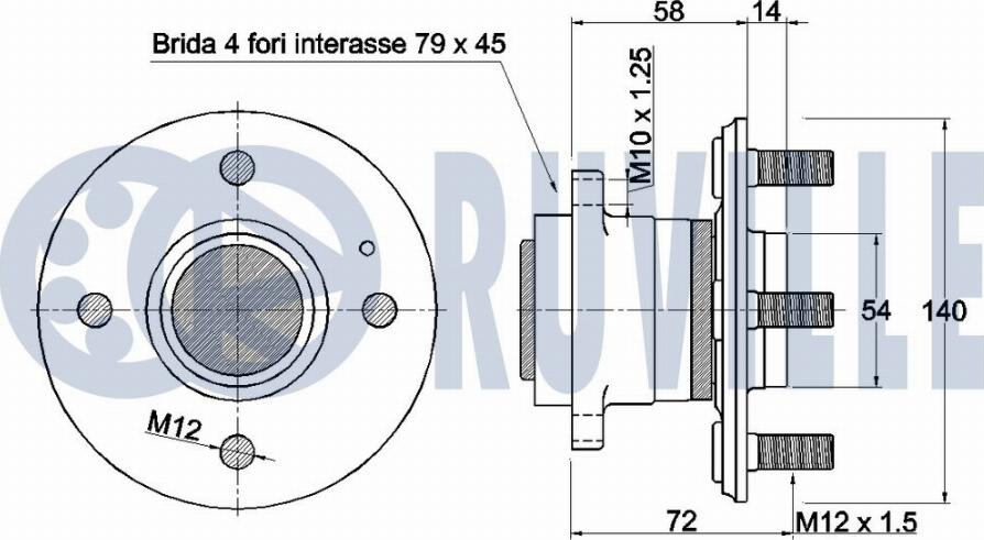 Ruville 221793 - Komplet Ležaja kotača www.molydon.hr