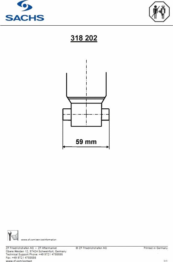 SACHS 318 202 - Amortizer www.molydon.hr