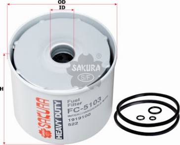 SAKURA FC-5103 - Filter za gorivo www.molydon.hr