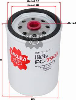 SAKURA FC7903 - Filter za gorivo www.molydon.hr