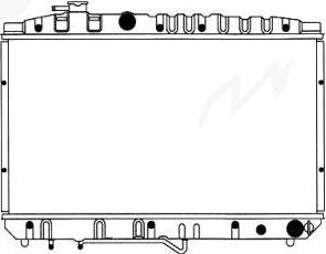 SAKURA Automotive 1461-0237A - Hladnjak, hladjenje motora www.molydon.hr