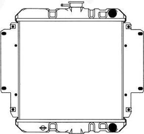 SAKURA Automotive 1431-0223 - Hladnjak, hladjenje motora www.molydon.hr