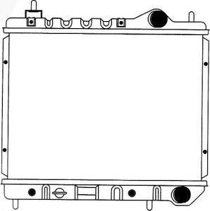 SAKURA Automotive 1130-0101 - Hladnjak, hladjenje motora www.molydon.hr