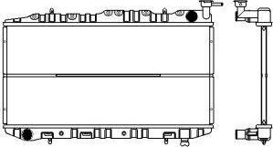 SAKURA Automotive 1340-0103 - Hladnjak, hladjenje motora www.molydon.hr