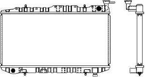 SAKURA Automotive 1341-0242 - Hladnjak, hladjenje motora www.molydon.hr