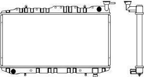 SAKURA Automotive 1341-0215 - Hladnjak, hladjenje motora www.molydon.hr