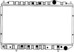 SAKURA Automotive 1321-0262 - Hladnjak, hladjenje motora www.molydon.hr