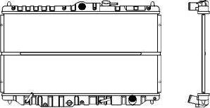 SAKURA Automotive 1210-0101 - Hladnjak, hladjenje motora www.molydon.hr