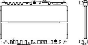 SAKURA Automotive 1211-0205 - Hladnjak, hladjenje motora www.molydon.hr