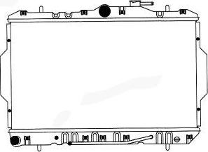 SAKURA Automotive 1220-0109 - Hladnjak, hladjenje motora www.molydon.hr