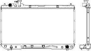 SAKURA Automotive 3461-1009 - Hladnjak, hladjenje motora www.molydon.hr