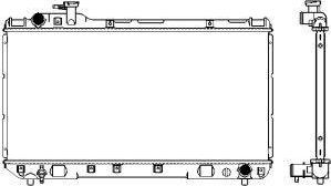 SAKURA Automotive 3461-1025 - Hladnjak, hladjenje motora www.molydon.hr