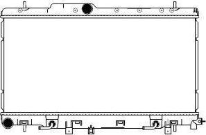 SAKURA Automotive 3421-1003 - Hladnjak, hladjenje motora www.molydon.hr