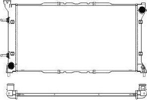 SAKURA Automotive 3421-1002 - Hladnjak, hladjenje motora www.molydon.hr