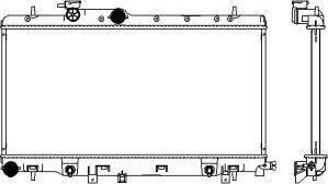 SAKURA Automotive 3421-1030 - Hladnjak, hladjenje motora www.molydon.hr