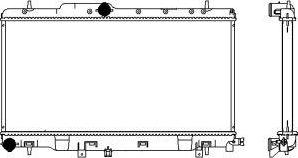 SAKURA Automotive 3421-1031 - Hladnjak, hladjenje motora www.molydon.hr