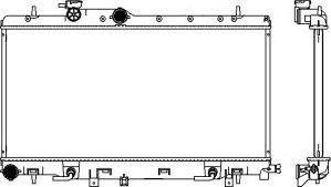 SAKURA Automotive 3421-1027 - Hladnjak, hladjenje motora www.molydon.hr