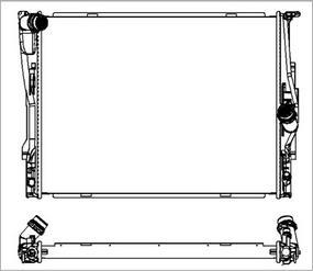 SAKURA Automotive 3011-1019 - Hladnjak, hladjenje motora www.molydon.hr