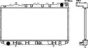 SAKURA Automotive 3341-1004 - Hladnjak, hladjenje motora www.molydon.hr