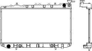 SAKURA Automotive 3341-1003 - Hladnjak, hladjenje motora www.molydon.hr