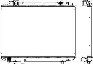 SAKURA Automotive 3301-1037 - Hladnjak, hladjenje motora www.molydon.hr