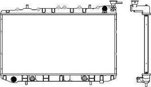 SAKURA Automotive 3251-1001 - Hladnjak, hladjenje motora www.molydon.hr