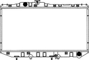 SAKURA Automotive 2461-1019 - Hladnjak, hladjenje motora www.molydon.hr