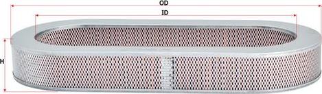 SAKURA Automotive A-6110 - Filter za zrak www.molydon.hr