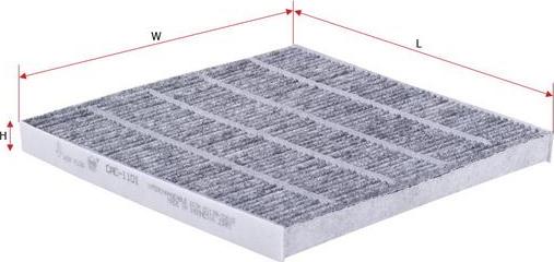 SAKURA Automotive CAC-1101 - Filter kabine www.molydon.hr