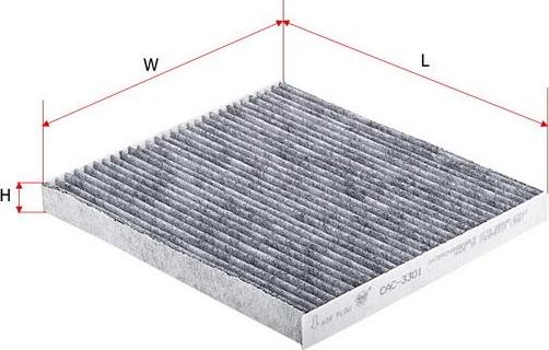 SAKURA Automotive CAC-3301 - Filter kabine www.molydon.hr