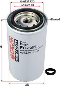 SAKURA Automotive FC-5613 - Filter za gorivo www.molydon.hr