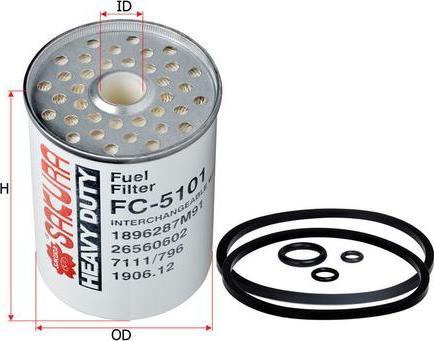 SAKURA Automotive FC-5101 - Filter za gorivo www.molydon.hr