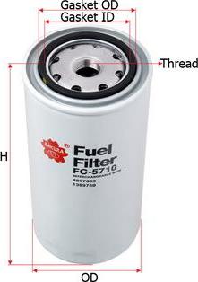 SAKURA Automotive FC-5710 - Filter za gorivo www.molydon.hr