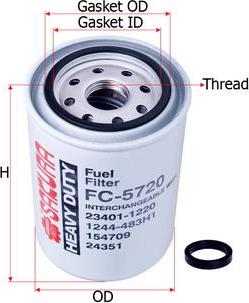 SAKURA Automotive FC-5720 - Filter za gorivo www.molydon.hr