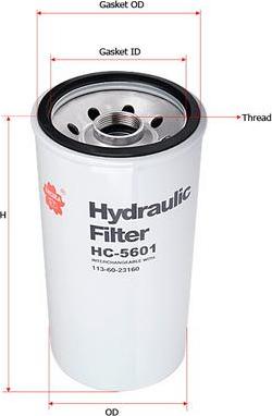 SAKURA Automotive HC-5601 - Filter, radna hidraulika www.molydon.hr