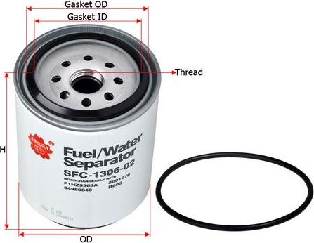 SAKURA Automotive SFC-1306-02 - Separator Vode iz goriva www.molydon.hr