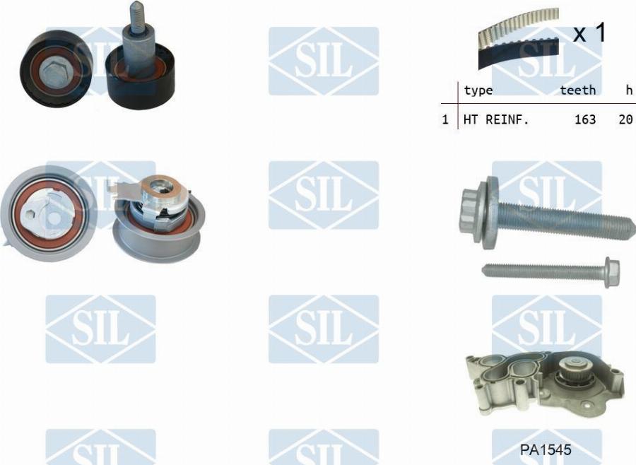 Saleri SIL K3PA1545 - Vodena pumpa sa kompletom zupčastog remena www.molydon.hr