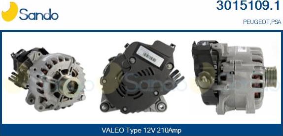 Sando 3015109.1 - Alternator, starter www.molydon.hr