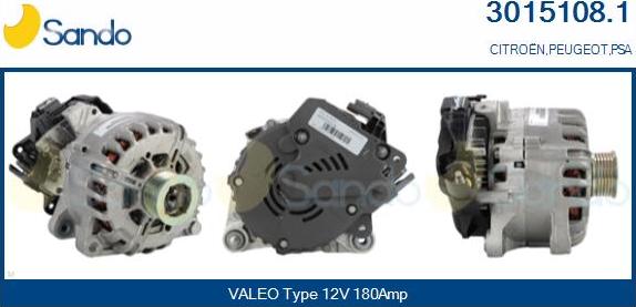 Sando 3015108.1 - Alternator, starter www.molydon.hr