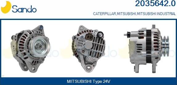 Sando 2035642.0 - Alternator www.molydon.hr