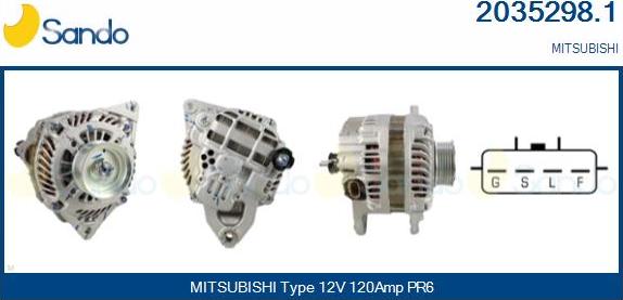 Sando 2035298.1 - Alternator www.molydon.hr