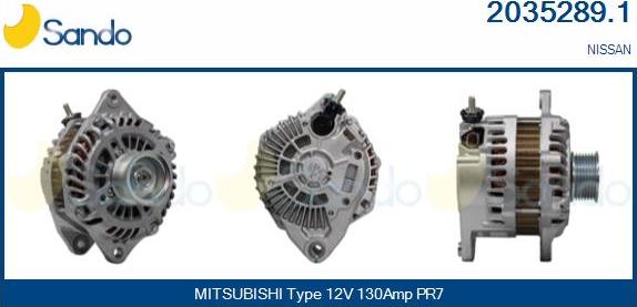 Sando 2035289.1 - Alternator www.molydon.hr