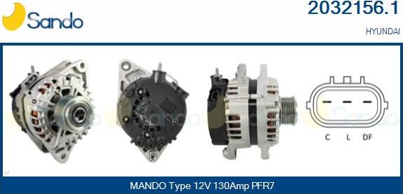 Sando 2032156.1 - Alternator www.molydon.hr