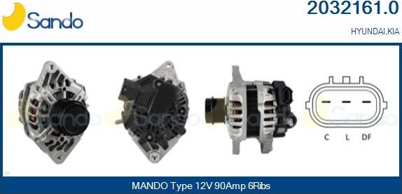 Sando 2032161.0 - Alternator www.molydon.hr