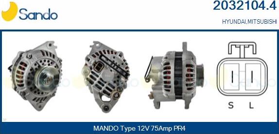 Sando 2032104.4 - Alternator www.molydon.hr