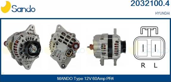 Sando 2032100.4 - Alternator www.molydon.hr