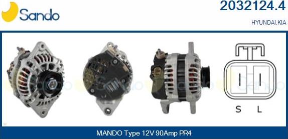 Sando 2032124.4 - Alternator www.molydon.hr