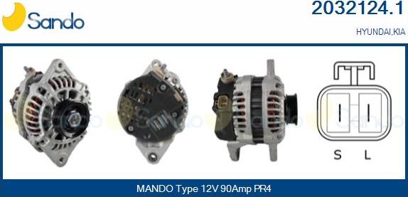 Sando 2032124.1 - Alternator www.molydon.hr