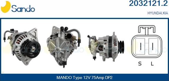 Sando 2032121.2 - Alternator www.molydon.hr