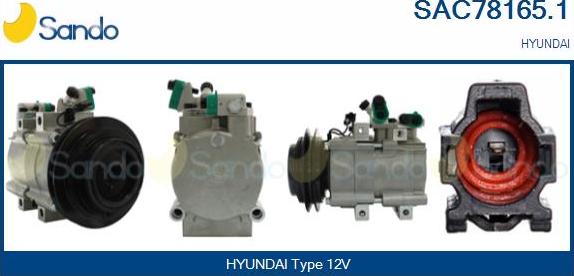Sando SAC78165.1 - Kompresor, klima-Uređaj www.molydon.hr